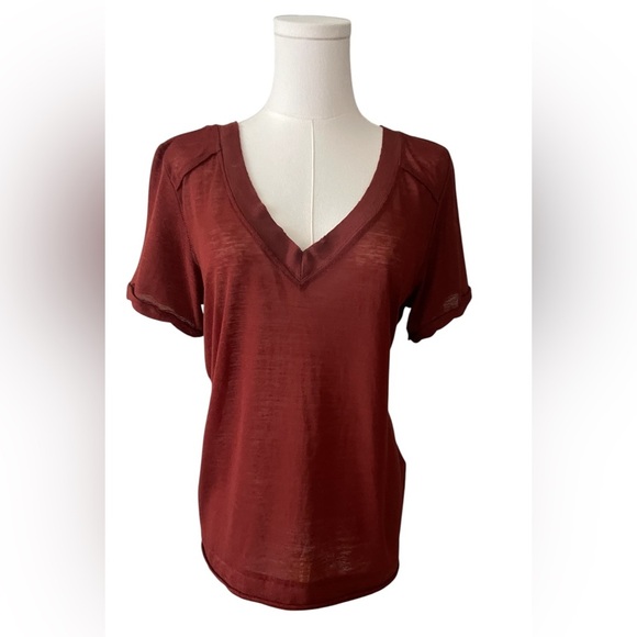 We The Free,Rusty red  Sleeve T-Shirt - Picture 1 of 7